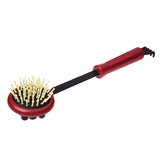 17.5" Long Black Red Plastic Back Knock Scratcher Rela Massage Hammer