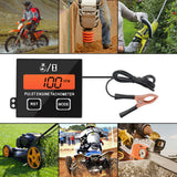 30000RPM Tester Digital Speedometer Chainsaw Tachometer RPM Hour Meter Mower Tractor Inductive Gauge Motorcycle Car Accessories