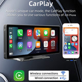 9.3Inch Car Multimedia Player with Optional Camera No Installation Required Support Wireless Carplay Android Auto Mirror k