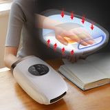 Electric Acupressure Hand Palm Massager with Air Pressure Heat Compression for Fingers Coldness Strain and Numbness Relief