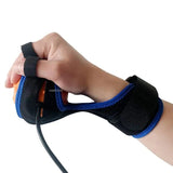 Hand rehabilitation training equipment stroke hemiplegia Electric hot compress massage ball home five-finger split fingerboard