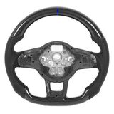 Carbon Fiber Steering Wheel Nappa Perforated Leather Fit for MK7/7.5 R 2013-2020