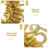 New Year Party Headband 2025 Happy New Year Hairbands With Gold Foil Glitter 2025 Holiday Hair Hoop Head Boppers Headpiece For New Year Eve Party Supp