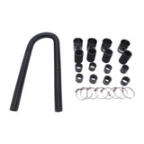 48 inch Flexible Stainless Steel Radiator Hose Kit Mmah-u48BK for Chevy