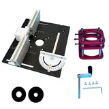 Router Lift System For Woodworking Tables 2 Inch Lifting Strokes Aluminum Insert Plate 70x62mm Mounting Pattern Tool
