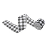 1 Roll Ribbon For Christmas Plaid Decoration Party Favors Bow Making Plaid Ribbons Present Wrapping Ribbons Diy Bow Ribbon