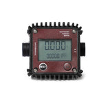 K24 Digital Gear Flow Meter with LCD Fuel Oil Water Urea Gear Flow Meter Thread