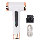 Portable Hair Dryer USB Charging Ergonomic Grip Hot and Cold Air Hair Dryer 200W Fast Drying with Nozzle for Travel,B