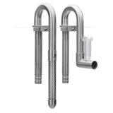 Mini Stainless Steel Inlet Outlet Skimmer Pipes Skimmer Inflow Shrimp Water Filter Fish Tanks Supplies