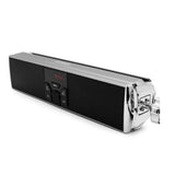 Stereo Speakers MP3 Music Player Bluetooth Player with USB AUX-in FM Radio for 13-14.96 Inch Handlebar Motor Scooter A