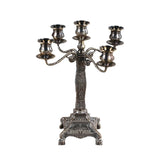 5 Arms Candle Holder Retro Design Candle Stand for Birthday Tabletop Wedding