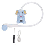 Baby Bath Shower Head with Thermometer Animal Shaped IPX7 Waterproof Flexible Hose Water Spray Toy Type 2