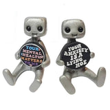2025 Latest Model Your Anxiety Is A Lying Hoe Robot Cute Tiny Figure Mental
