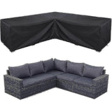 2025 Latest Model Corner Sofa Cover Waterproof Garden Furniture Set Cover Outdoor Sectiona