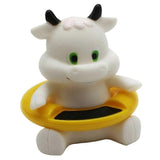 Baby Bath Thermometer Sensitive Cartoon Shape Dual Use Bath Temperature Meter for Kids Cow