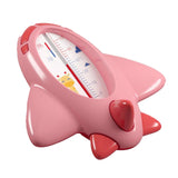 Baby Bath Thermometer Airplane Shape Lovely Multifunctional Infant Water Temperature Thermometer Pink