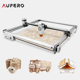 (US Plug) Aufero Laser 2 Laser Engraver with LU2-10A 10W Laser Power 390mmx390mm Engraving Area 32-bit Motherb