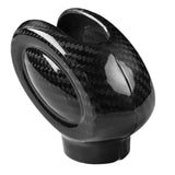 Car Real Carbon Fiber Shift Lever Cover Shift Knob Cover for F54 F55 F56 F57 F60 Black