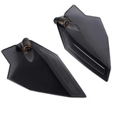 Motorcycle Adjustable Upper Fairing Air Deflector for Gold Wing 1800 2018-2022 Wind Deflector Parts Black