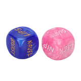 English Couple Dice Wedding Couple Lovers Bachelor Party Multiple Pose Dice for Adult1 Pair