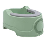 Baby Butt Bath Tub PU Plastic Toddler Wash Basin Newborn Butt Washing Seat with Soft Cushion Green