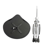 Drum Stool Adjustable Height Sponge Padded Soft Universal Aluminum Alloy Support Drum Throne for Drummer Black
