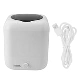 Portable Washing Machine 5L PP Automatic Water Inlet and Drain Mini Laundry Washer with 3 Gear Timer for Apartment Dorm RV Travel White White