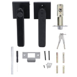 Fingerprint Door Lock High Security Semiconductor Technology One Step Access Smart Lock Fingerprint for HouseholdBlack