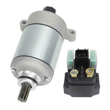 Starter Motor & Relay Compatible Yamaha Grizzly 550 700 2009-2022 Kodiak 700 2016-2022 19500 28p-81890-00-00 410-58036 Smu0512
