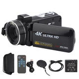 4K Anti Shake High Definition Digital Video 18X Zoom 3in IPS Touching Display Screen