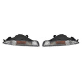 1pair Car Front Bumper Corner Turn Signal Sequential Lights Indicator Lamp Without Bulbs For 2008-2