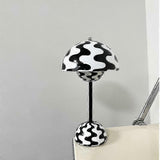 (Zebra Color) 2023 New Denmark Bud Table Lamp Retro Table Lamp American Style Desk Lamp Charging Lamp Touch Nordic Decoration Table Lamp