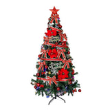 Artificial Christmas Tree Set Innovative Exquisite Easy Assembly 5.9ft Christmas Tree Xmas Tree Decoration for Home Living Room Office