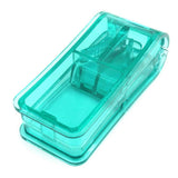 Tablet Cutter with Stainless Steel Blades and Blade Guard for Small Large Tablet Vitamins Green