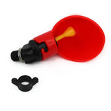 6pcs Chicken Quail Nipple Water Drinker Bowl Bird Drinking Fountains Drinker Cups for Chicken Flock Automatic Poultry Supplies