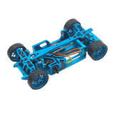 RC Model Chassis Frame Upgrage DIY for Wltoys Mini Q RC Model Hobby Model blue