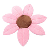 Sunflower Baby Bath Head Support Soft Skin Friendly Short Plush Sponge Flower Bath Pad for Shower Room