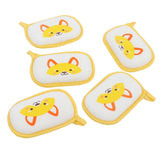 5pcs Baby Bath Brush Soft Sponge Cartoon Pattern Multipurpose Kids Bath Cotton Brush for Babies Kids Toddlers