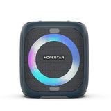 (Blue) HOPESTAR Party100 Bluetooth 5.0 Portable Waterproof Wireless Bluetooth Speaker with Mobile Charging Function