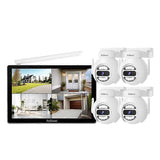 (US Plug) SriHome NVS010-IPC047 Ultra HD 4 Channel WiFi Network Video Recorder Set