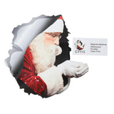 Christmas Fridge Magnets Waterproof 3D Hole Effect Refrigerator Magnet Sticker For Lockers CT113