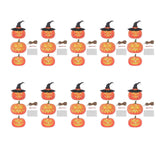 10 Sets Halloween Pumpkin Hanging Door Sign Innovative Fun Halloween Door Decoration for Front Door Halloween Party