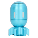 Fingertip Gyroscope Toy Stimulation Aluminium Alloy Reduce Anxiety Portable Realistic Fingertip Gyroscope Blue