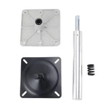 Boat Seat Base 6.9 Inch Aluminum Alloy Anti Slip Heavy Duty Boat Seat Pedestals Set for Most Boat Seat Mount