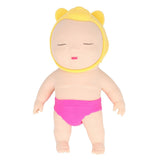 Squeeze Sand Doll Toy Stretch Sand Doll Squeeze Stress Deformable Anxiety Stress Relief Sensory Toy L Yellow Hat