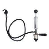Beer Keg Pump Leakproof Rustproof Stainless Steel Beer Quick Keg Tap Pump S Type Dispenser for Picnic Party Wedding