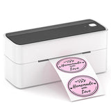 (EU Black White) Phomemo PM241-BT Bluetooth Address Label Printer Thermal Shipping Package Label Maker