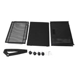 Foldable Toy Storage Box Large 70L Capacity Dustproof Portable Metal Toy Chest for Kids Playroom Living Room Nursery Bedroom Black