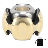 Brass Rotation Sensory Toy Pumpkin Shaped Reduce Anxiety Fingertip Rotating Stress Relief Toy