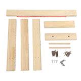 Tufting Frame DIY Craft Making Stainless Steel Oak Wood Texture Easy Installation Rug Making Frame for Tapestry Sewing